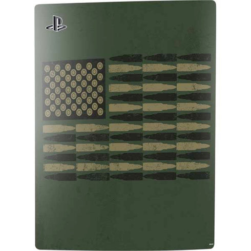 Bullet American Flag PS5 Digital Edition Console Skin